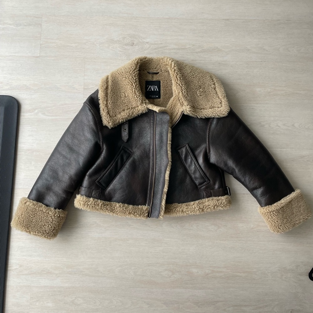 Zara double sided short jacket